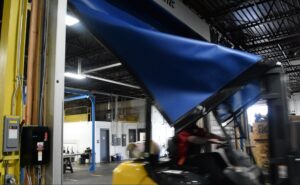 FlexTec door getting hit and self-repairing 